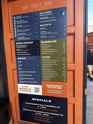 Menu photo 1 Bay Street Yard Fort Myers, FL Menu photo 1 Bay Street Yard Fort Myers, FL