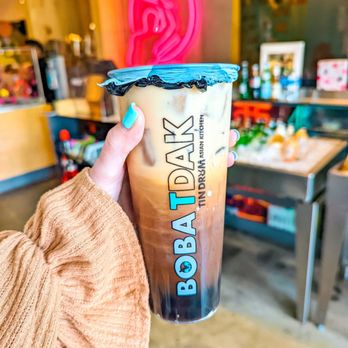 Tin Drum Asian Kitchen - Classic Black Milk Tea + Boba - Asian Fusion Near Me - Atlanta, Georgia Tin Drum Asian Kitchen - Classic Black Milk Tea + Boba - Asian Fusion Near Me - Atlanta, Georgia