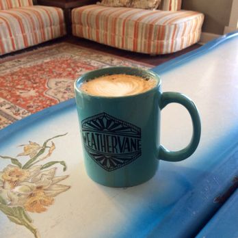 The Weathervane Cafe - Lavender latte for here, delish! - Coffee & Tea Near Me - Denver, Colorado