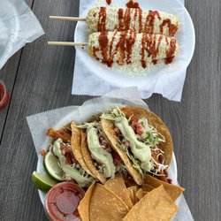 Tacos My Blessing - Mahi tacos and Mexican street corn