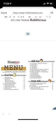 Menu photo 4 Sharetea Plano, TX Menu photo 4 Sharetea Plano, TX