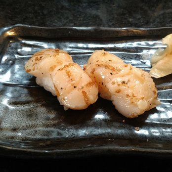 Sushi Den - Aburi Hotate (Seared Scallops) - Fresh from Japan. - Japanese Near Me - Denver, Colorado