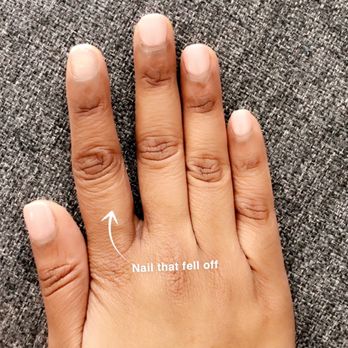 REE Nail & Spa - SNS nails ~1.5 weeks in - Nail Salons Near Me - New York, New York