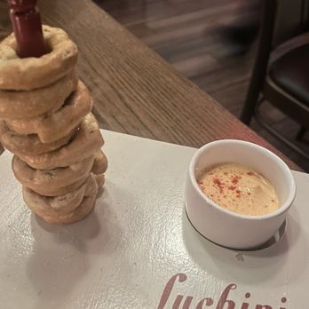 Luchini Italian Restaurant - Complimentary. Pretzel-like texture. - Italian Near Me - Las Vegas, Nevada Luchini Italian Restaurant - Complimentary. Pretzel-like texture. - Italian Near Me - Las Vegas, Nevada