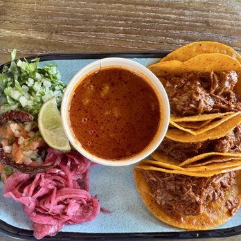 Beto’s Tacos - 3 Birria Tacos with Consome - Tacos Near Me - Alpharetta, Georgia