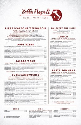 Menu photo 2 Bella Napoli Cumberland, MD