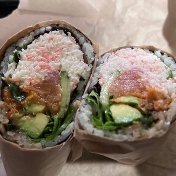 Poke Fix - Poke Burrito (the works). - Sushi Bars Near Me - Sacramento, California Poke Fix - Poke Burrito (the works). - Sushi Bars Near Me - Sacramento, California