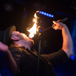 Fast And Loose - John Maverick eating fire