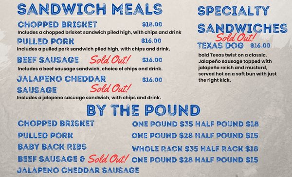 Menu photo 1 John Boys Texas BBQ Custer, SD Menu photo 1 John Boys Texas BBQ Custer, SD