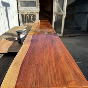 Firewood Farms - Redwood live edge shelf I sanded and finished - Firewood Near Me - Half Moon Bay, California Firewood Farms - Redwood live edge shelf I sanded and finished - Firewood Near Me - Half Moon Bay, California