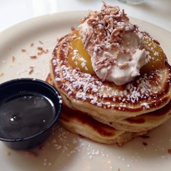 Briarpatch Restaurant - Behold! Heaven on earth; the passion fruit pancakes. Piping hot all the way through, every time. - American Near Me - Winter Park, Florida
