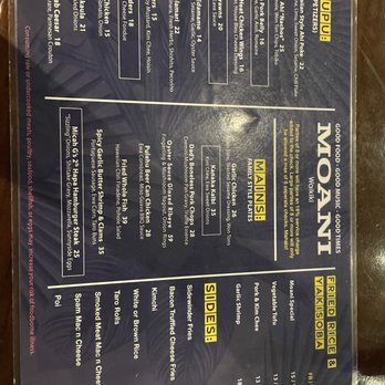 Moani Waikiki - Menu - Seafood Near Me - Honolulu, Hawaii Moani Waikiki - Menu - Seafood Near Me - Honolulu, Hawaii
