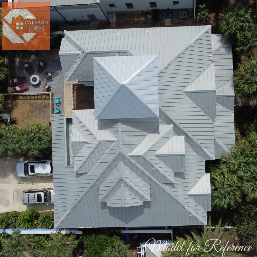 Slide of Caesar's Roofing Labor