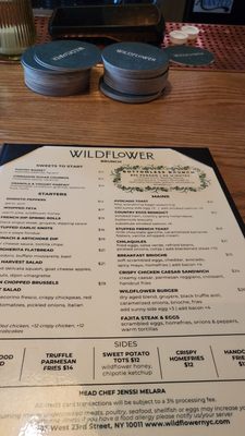 Menu photo 1 Wildflower New York, NY Menu photo 1 Wildflower New York, NY