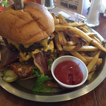 Stack House - Damn - the holy grail. Double bacon cheeseburger - American Near Me - Mars Hill, North Carolina Stack House - Damn - the holy grail. Double bacon cheeseburger - American Near Me - Mars Hill, North Carolina