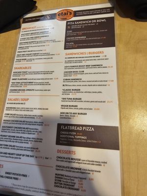 Menu photo 1 Etai's Bakery Cafe Denver, CO Menu photo 1 Etai's Bakery Cafe Denver, CO