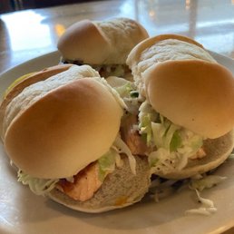 Salmon sliders appetizer. Really tasty! Salmon sliders appetizer. Really tasty!