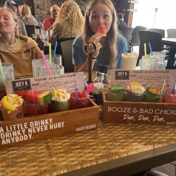 Joey B - Sangria Flights for me and my husband. We love them!! - New American Near Me - Palmerton, Pennsylvania