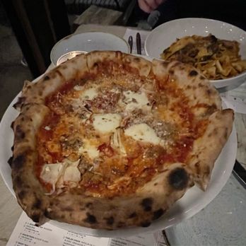 Sixty Vines - Spicy sausage pizza; braised pork pappardelle - New American Near Me - Plano, Texas Sixty Vines - Spicy sausage pizza; braised pork pappardelle - New American Near Me - Plano, Texas