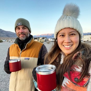 Death Valley Stovepipe Wells - Yeti's full of coffee. Cheers! - Campgrounds Near Me - Stovepipe Wells, California Death Valley Stovepipe Wells - Yeti's full of coffee. Cheers! - Campgrounds Near Me - Stovepipe Wells, California