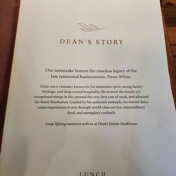 Dean's Italian Steakhouse - Steakhouses Near Me - Charlotte, North Carolina Dean's Italian Steakhouse - Steakhouses Near Me - Charlotte, North Carolina