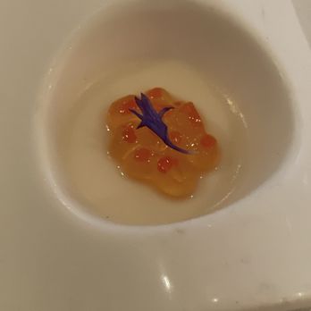 Le Papillon - Miso panna cotta with salmon roe - French Near Me - San Jose, California