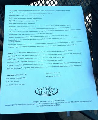 Menu photo 2 The Village Bistro Kennewick, WA