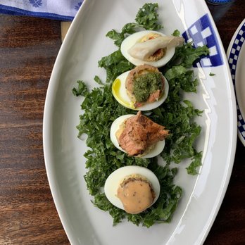 Duke's Seafood - Seafood Deviled Egg Quartet - Seafood Near Me - Seattle, Washington