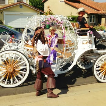 G & F Carriages - Cap'n Jack & Rapunzel waiting for the Birthday Girl. - Party Equipment Rentals Near Me - Bloomington, California G & F Carriages - Cap'n Jack & Rapunzel waiting for the Birthday Girl. - Party Equipment Rentals Near Me - Bloomington, California