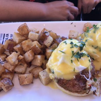 Fig Tree Cafe - House Made Lobster & Blue Crab Cakes Bennie - Breakfast & Brunch Near Me - San Diego, California