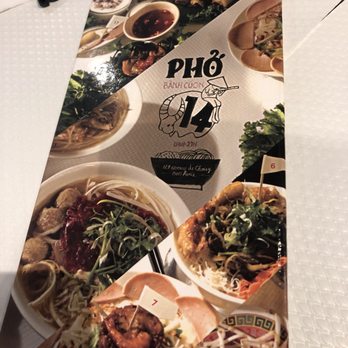 Pho 14 Opera - Menu cover - Vietnamese Near Me - Paris, 75 Pho 14 Opera - Menu cover - Vietnamese Near Me - Paris, 75