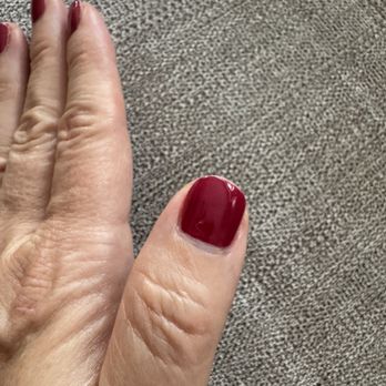 Sugarcoat - Chastain - Uneven nail length when I gave her the green light to cut them short - Nail Salons Near Me - Atlanta, Georgia