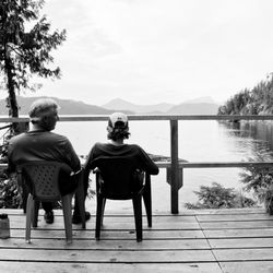Paddlers Inn - View from the Shoreline Cabin.