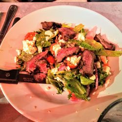 Flat Iron Salad at Sammy T's