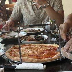 Rustica - Pepperoni and chicken pizza