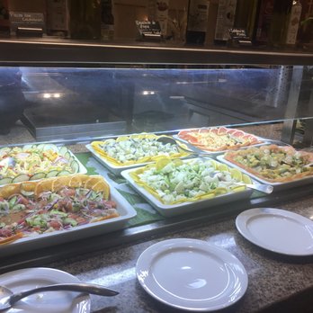 Vivaz Buffet - Six different types of seafood salad. They change it up everyday - Buffets Near Me - Puerto Vallarta, JAL