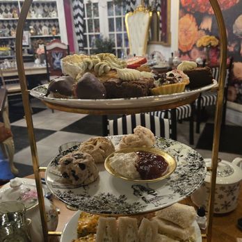 Alice's Teapot Cafe - High Tea tiers - Themed Cafes Near Me - Delray Beach, Florida Alice's Teapot Cafe - High Tea tiers - Themed Cafes Near Me - Delray Beach, Florida