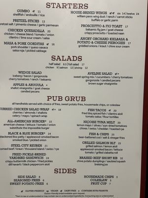 Menu photo 2 The Tap Room Pittsburgh, PA Menu photo 2 The Tap Room Pittsburgh, PA