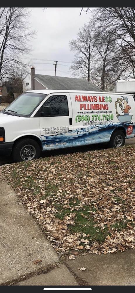 Slide of Always Less Plumbing