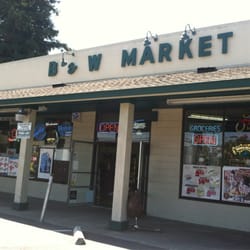 A B & W Market - The storefront during the day.