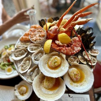 Pastis Miami - The mini plateau, large stone crab legs on the opposite side not pictured. Delish! - French Near Me - Miami, Florida