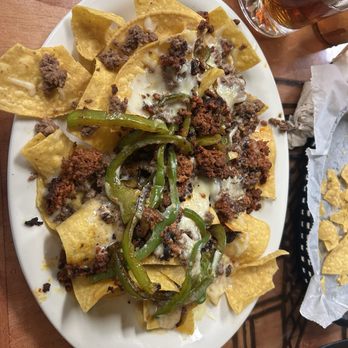 Sabor Guacamole - Beef, chorizo, and bell pepper nachos - Tex-Mex Near Me - Fayetteville, Arkansas