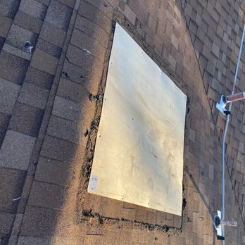 Home Pro Solutions - Plywood I had to cover hole in roof myself - Heating & Air Conditioning/HVAC Near Me - El Paso, Texas Home Pro Solutions - Plywood I had to cover hole in roof myself - Heating & Air Conditioning/HVAC Near Me - El Paso, Texas