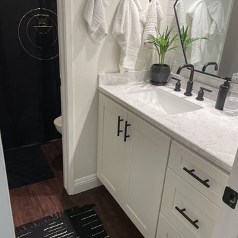 AB Remodeling - Brand new floors and bathroom cabinets, countertop. - General Contractors Near Me