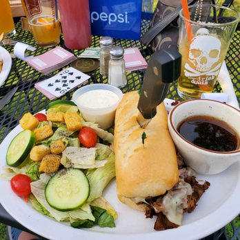 A Bar Montana - The French dip. Yum! The only thing missing was the horseradish cheddar! - Music Venues Near Me - Bigfork, Montana