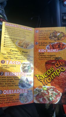 Menu photo 2 Real Mexican Tacos Dallas, TX Menu photo 2 Real Mexican Tacos Dallas, TX