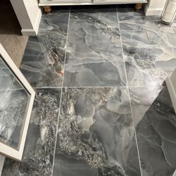 Diversified Homefront Solutions - Elegant 2' x 4' tiles with electric radiant floor heating