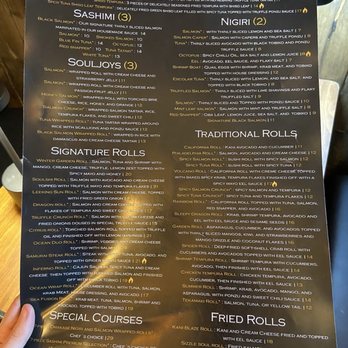 Soulshi Lounge - Side 2 of menu - Sushi Bars Near Me - Winter Garden, Florida Soulshi Lounge - Side 2 of menu - Sushi Bars Near Me - Winter Garden, Florida
