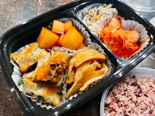 Korean Bamboo teriyaki & bunsik by null
