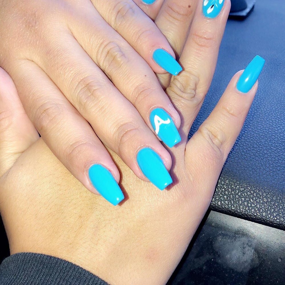 Loved my nails. The girl who did my letter A did an amazing job. Highly recommend this salon!! 2 weeks later and still love them. Thanks :) Loved my nails. The girl who did my letter A did an amazing job. Highly recommend this salon!! 2 weeks later and still love them. Thanks :)